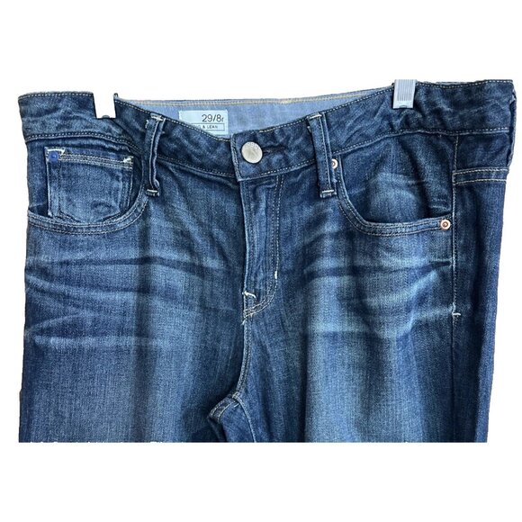 Womens Gap 1969 Jeans Long & Lean Denim Flared 29/8r Measures 33x33 - Picture 2 of 16